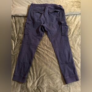 H&M Black Size XL Jogger Pants Pre Owned 98% Cotton 2% elastane